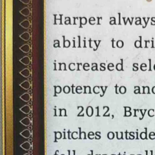 2022 Topps Gallery Bryce Harper Portrait Green 36/250 Philadelphia Phillies