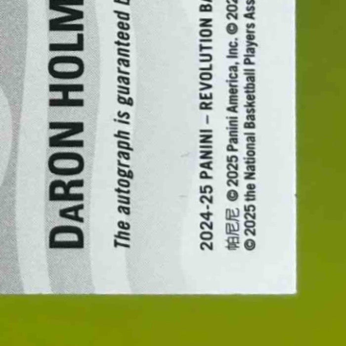 2024-25 Panini Revolution DaRon Holmes II Signature RC Auto Denver Nuggets