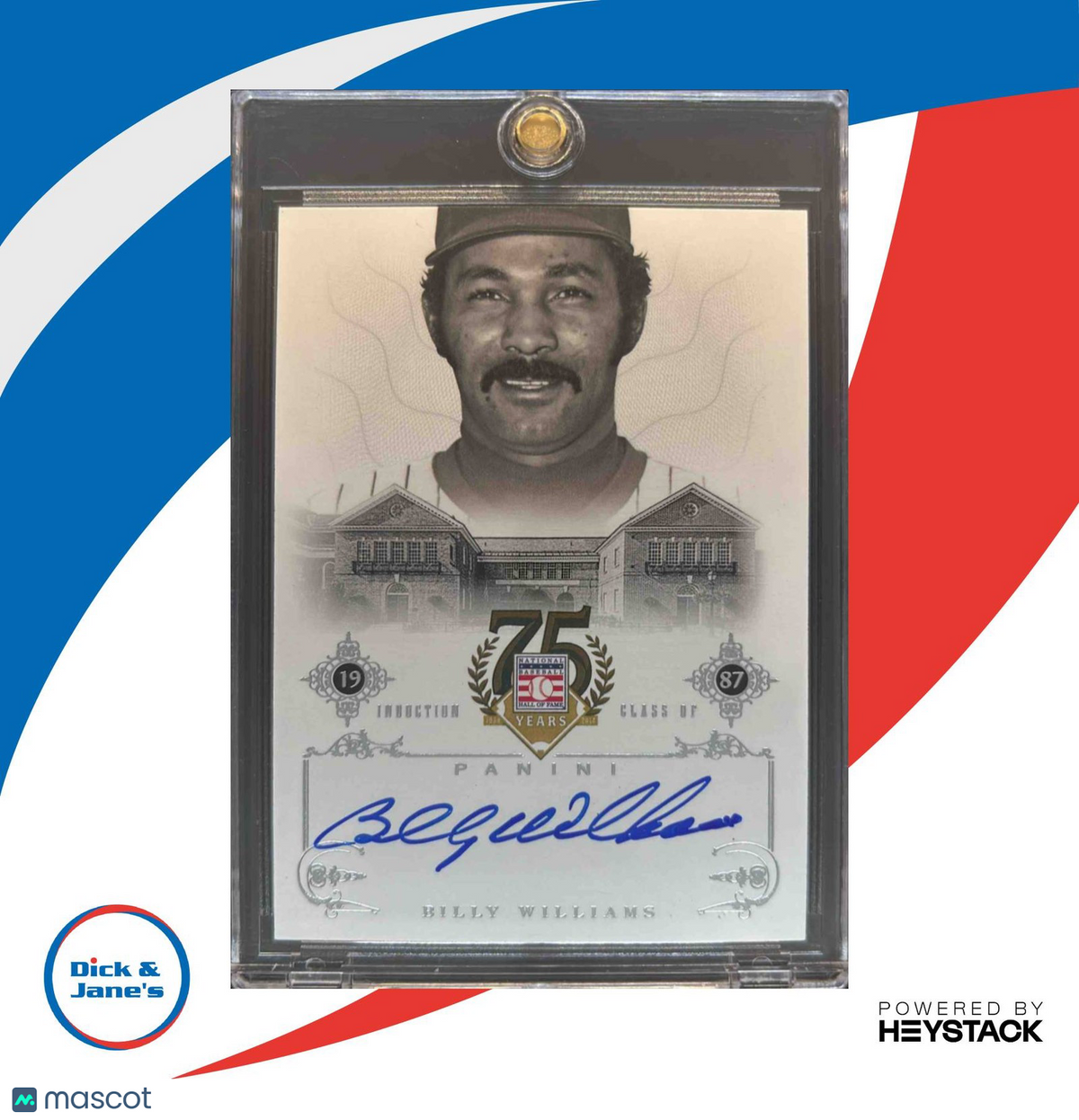 2014 Panini Hall of Fame 75th Billy Williams Signatures #6 Auto Chicago Cubs