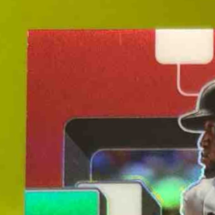 2022 Donruss Optic Bryan De La Cruz Red Auto /60 RC Miami Marlins