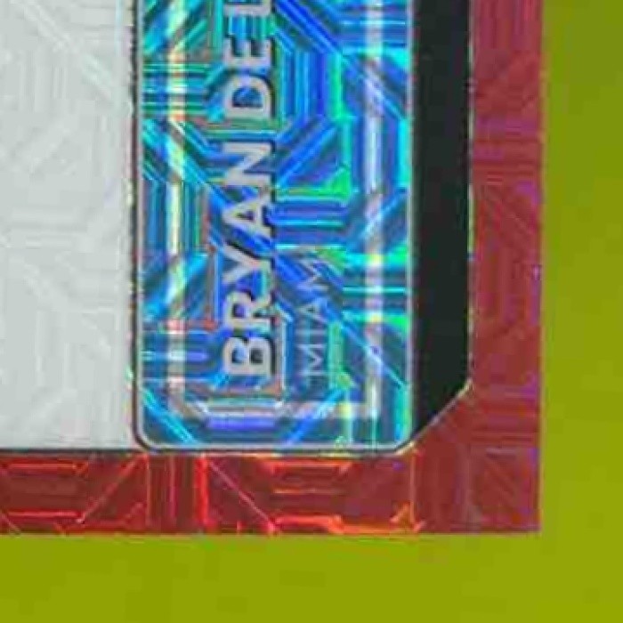 2022 Donruss Optic Bryan De La Cruz Red Mojo Auto /99 RC Miami Marlins