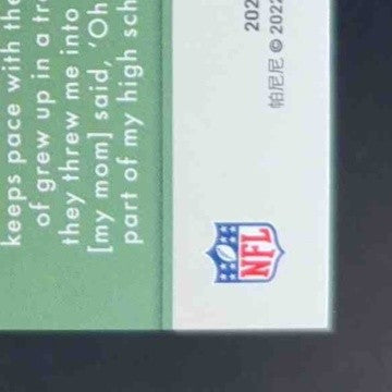 2022 Panini Legacy Trent McDuffie Indigo Blue 01/25 #180 RC Kansas City Chiefs