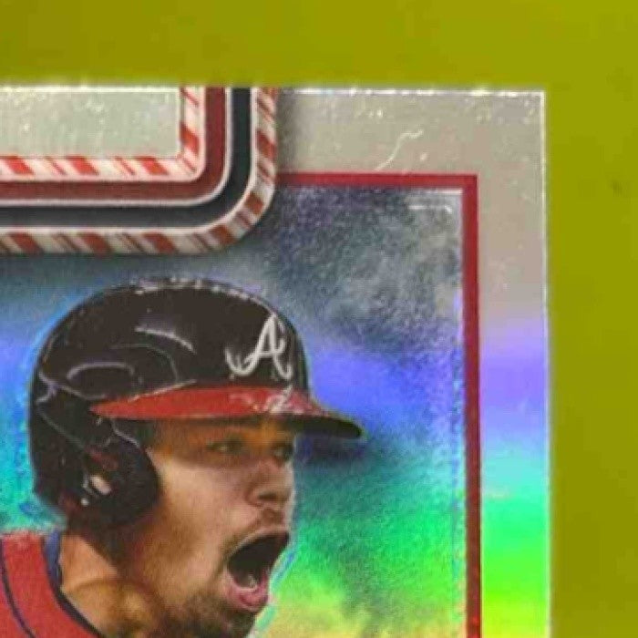2025 Topps Holiday Drake Baldwin Chrome Refractor /499 #HC60 RC Atlanta Braves