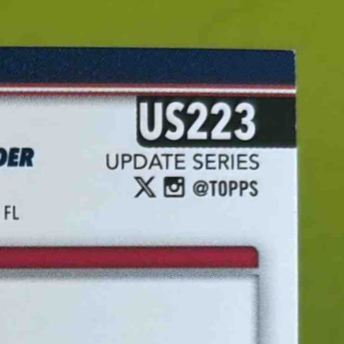 2025 Topps Update Dylan Crews #US223 RC Orange and Black Washington Nationals