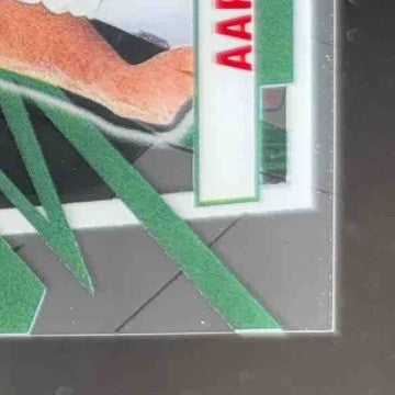 2023 Panini Clearly Donruss Aaron Rodgers My House Red 98/100 #6 New York Jets