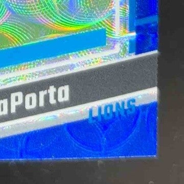 2023 Donruss Optic Sam LaPorta Blue Scope Prizm #237 Rated Rookie Detroit Lions