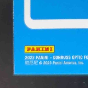 2023 Donruss Optic Sam LaPorta Blue Scope Prizm #237 Rated Rookie Detroit Lions