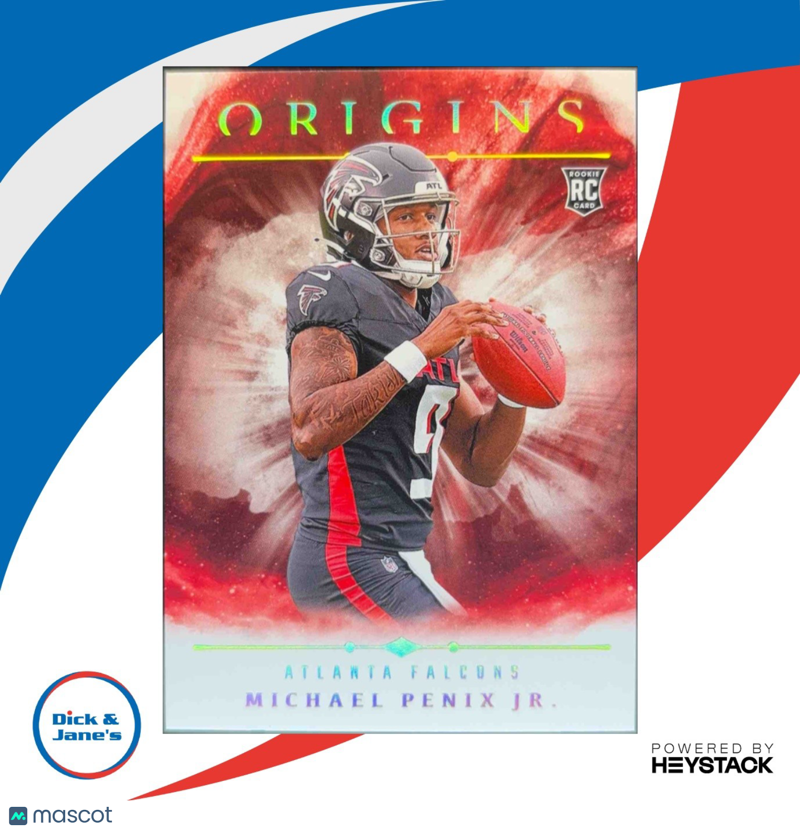 2024 Panini Origins Michael Penix Jr. Rookies #124 RC Atlanta Falcons