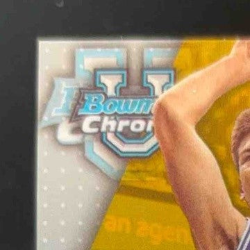 2023-24 Bowman University Chrome Kyle Filipowski Auto Gold Lava Refractor 50/50