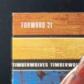 2006-07 Upper Deck Hardcourt Kevin Garnett Materials BLUE Minnesota Timberwolves