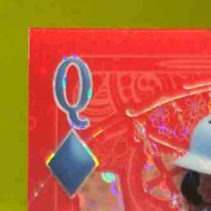 2024 Five Card Draw Stacked Jordan Travis Auto /2 Red Queen of Diamonds