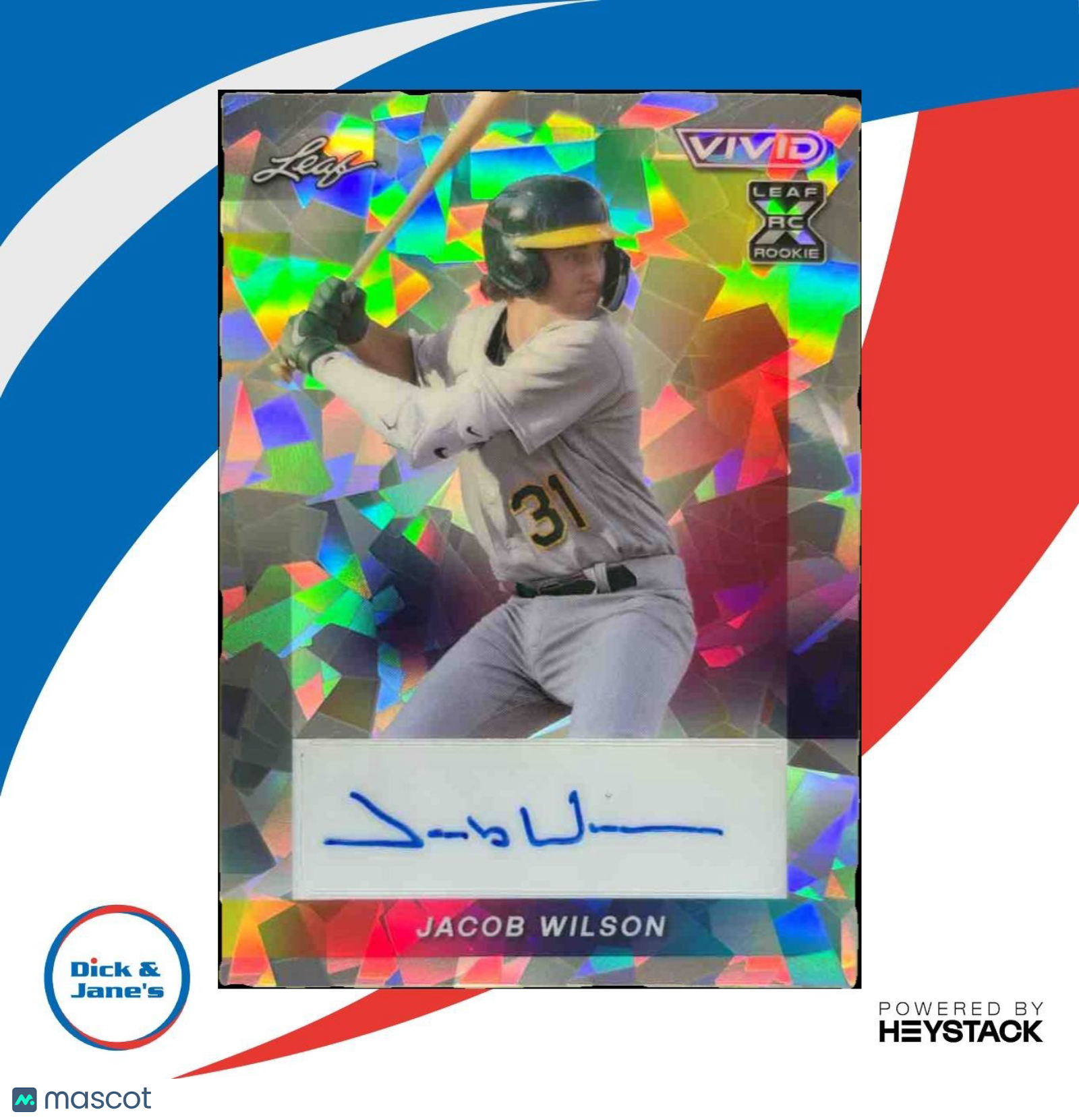 2023 Leaf Vivid Jacob Wilson Auto Mojo Gray 8/9