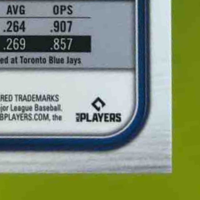 2022 Bowman Chrome Sapphire George Springer Orange 23/75 #74 Toronto Blue Jays