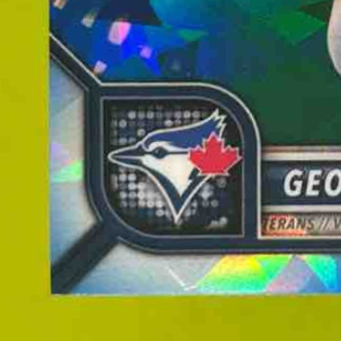 2022 Bowman Chrome Sapphire George Springer #74 Toronto Blue Jays