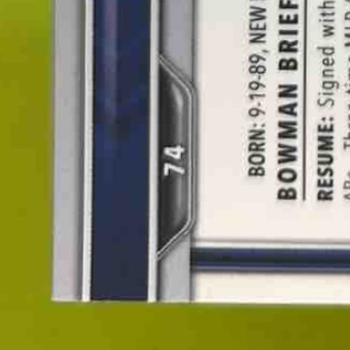 2022 Bowman Chrome Sapphire George Springer #74 Toronto Blue Jays