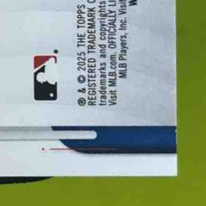 2025 Topps Update Matt Shaw Rising Rookie Relics #RRR-MS RC MEM Chicago Cubs