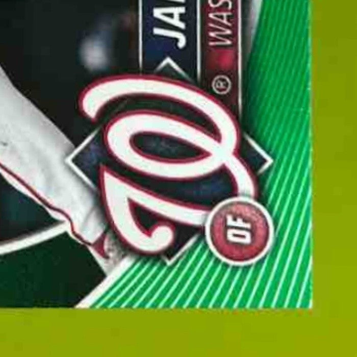 2025 Bowman James Wood Green Border 64/99 #29 RC Washington Nationals
