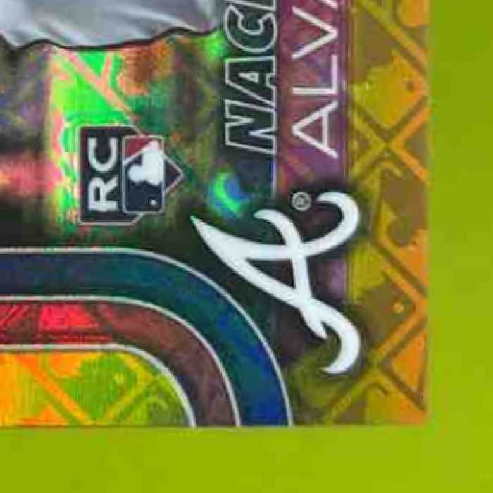 2025 Topps Chrome LogoFractor Nacho Alvarez Jr. Gold /50 #75 RC Atlanta Braves