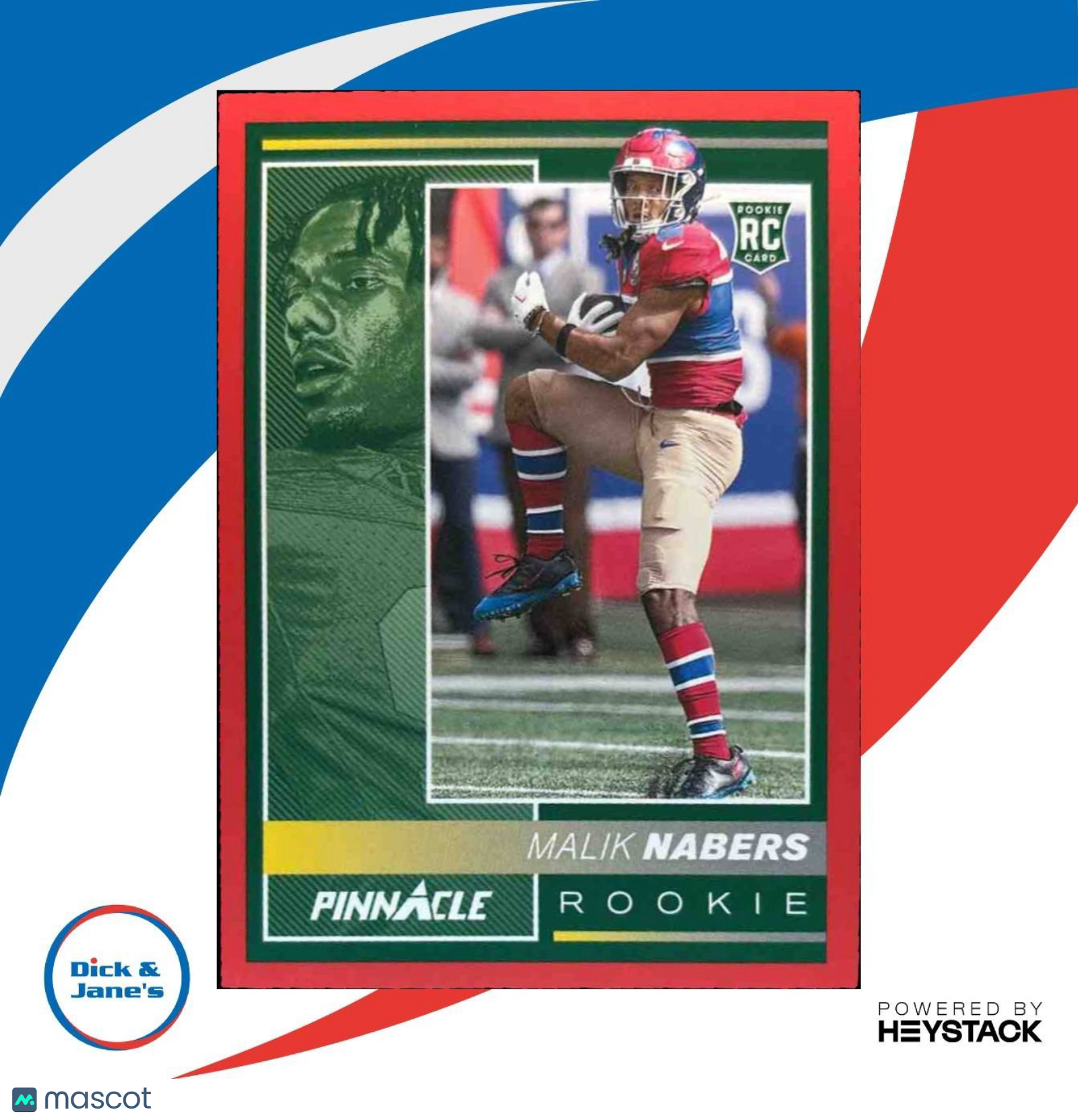 2024 Panini Encore Malik Nabers Red 46/49 #271 RC New York Giants