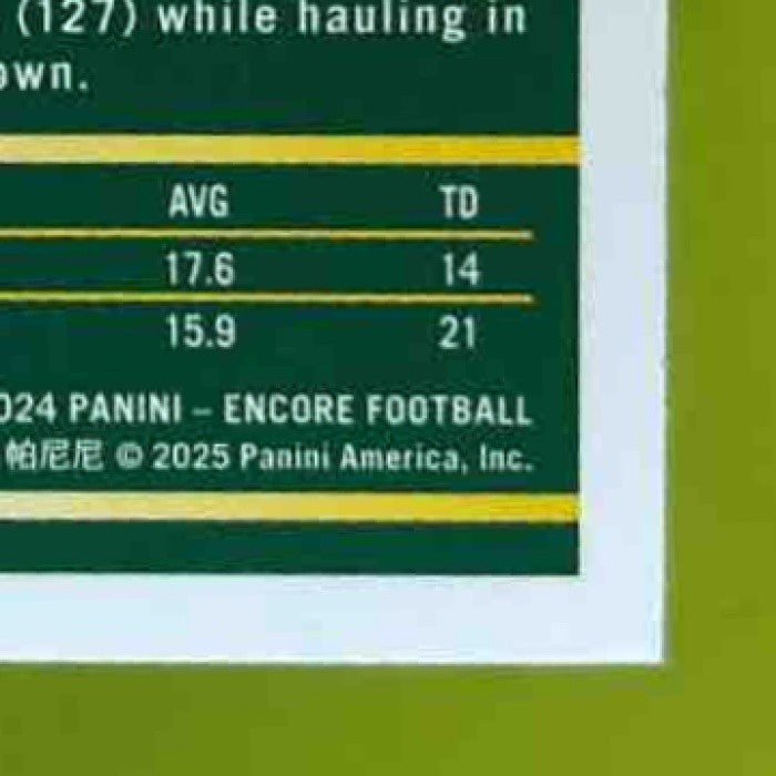 2024 Panini Encore Malik Nabers Red 46/49 #271 RC New York Giants