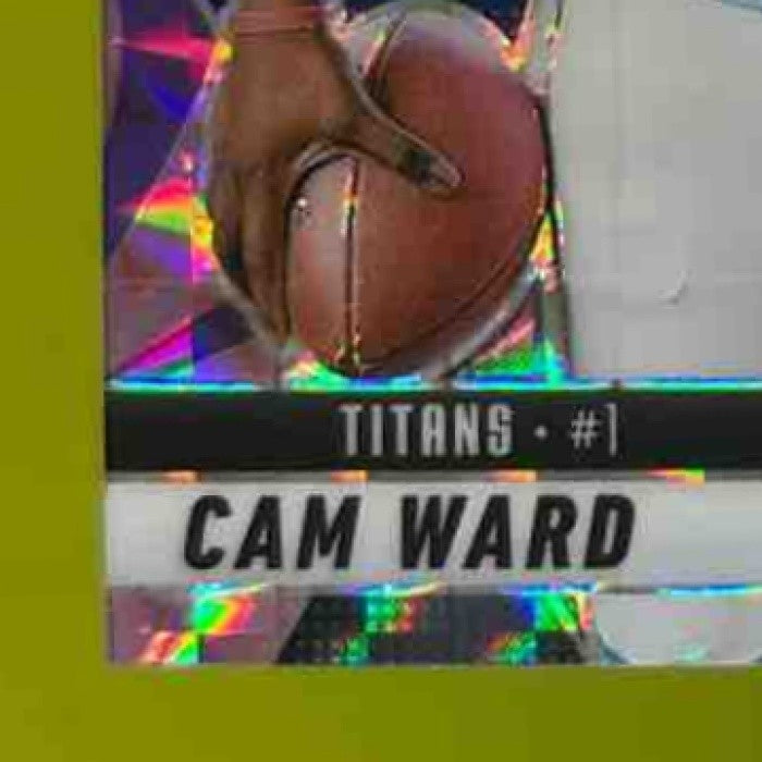2025 Panini Mosaic Cam Ward Rookie Variation Camo Pink #272 RC Tennessee Titans