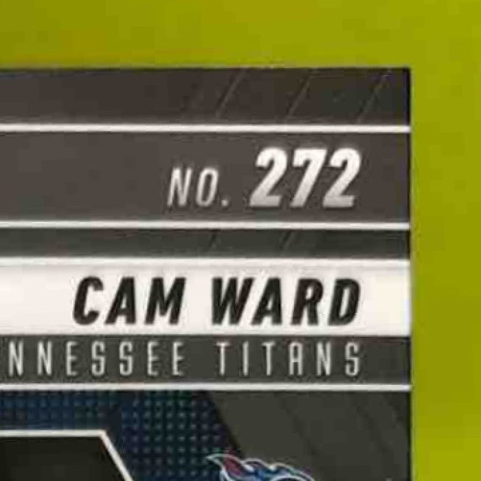 2025 Panini Mosaic Cam Ward Rookie Variation Camo Pink #272 RC Tennessee Titans