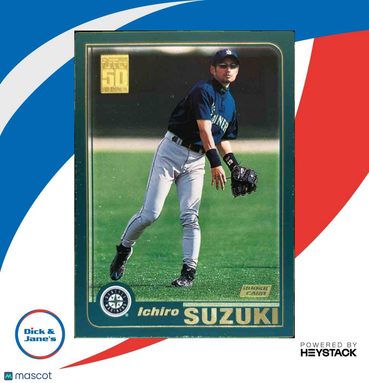 2001 Topps Ichiro Suzuki #726 RC Seattle Mariners