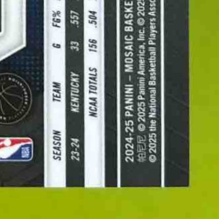 2024-25 Panini Mosaic Antonio Reeves Pink /10 #237 RC New Orleans Pelicans