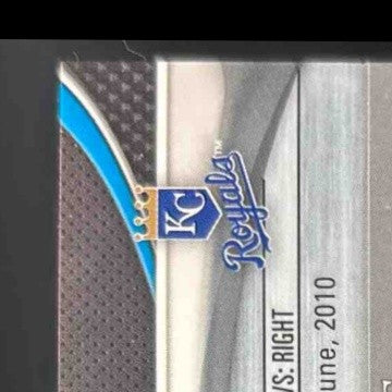 2011 Bowman Platinum Brett Eibner Prospect Auto Refractor Kansas City Royals