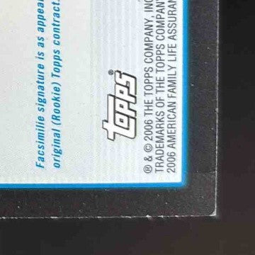 2005 Bowman Draft Hank Conger AFLAC #AFL9 Buy Back Auto 027/100