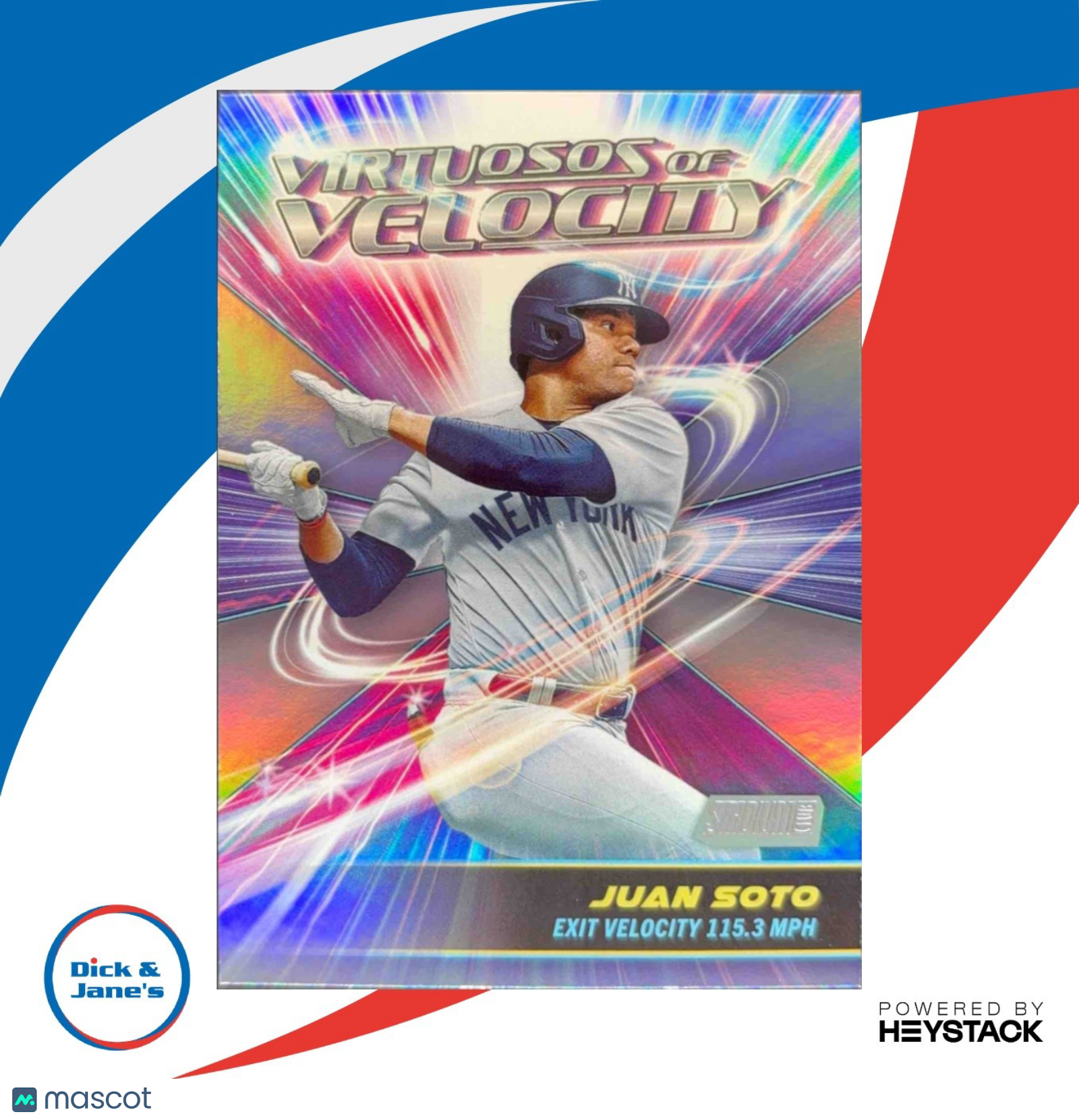 2024 Topps Stadium Club Juan Soto Virtuosos of Velocity #VV-15 New York Yankees