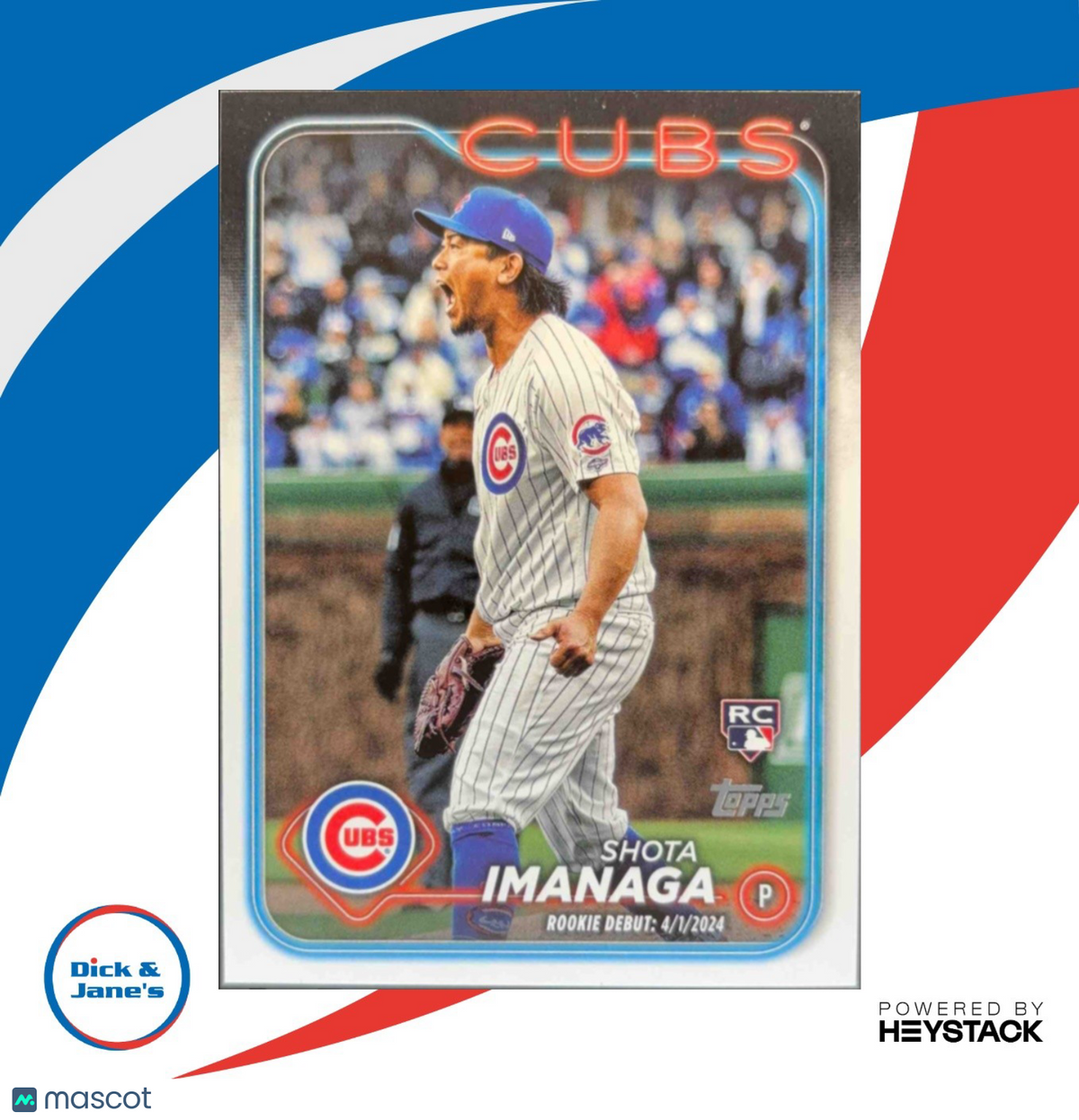 2024 Topps Update Shota Imanaga #US281 RC Chicago Cubs