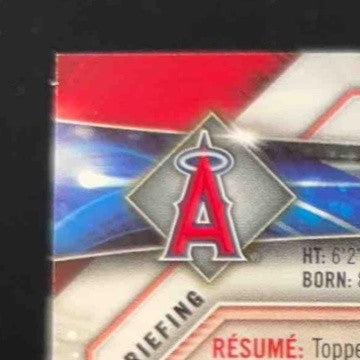 2018 Bowman Mike Trout Purple 217/250 #1 Los Angeles Angels
