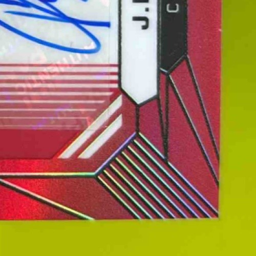 2024 Obsidian J.K. Dobbins Seismic Signatures Red /25 Auto Los Angeles Chargers