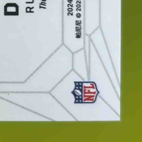 2024 Obsidian J.K. Dobbins Seismic Signatures Red /25 Auto Los Angeles Chargers