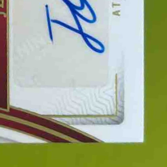 2023 National Treasures Jeff Okudah Signatures Gold /49 Auto Atlanta Falcons