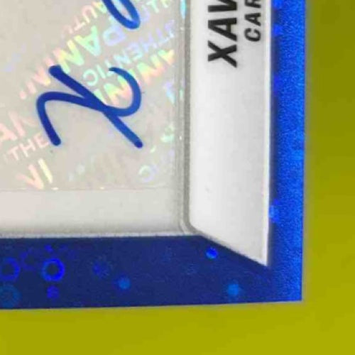 2024 Mosaic Xavier Legette Rookie Scripts No Huddle Blue RC Auto Panthers