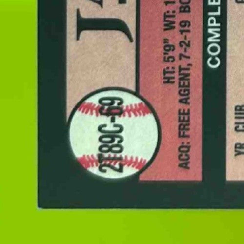 2024 Topps Jasson Dominguez 1989 35th Anniversary Chrome Gold /50 RC Yankees