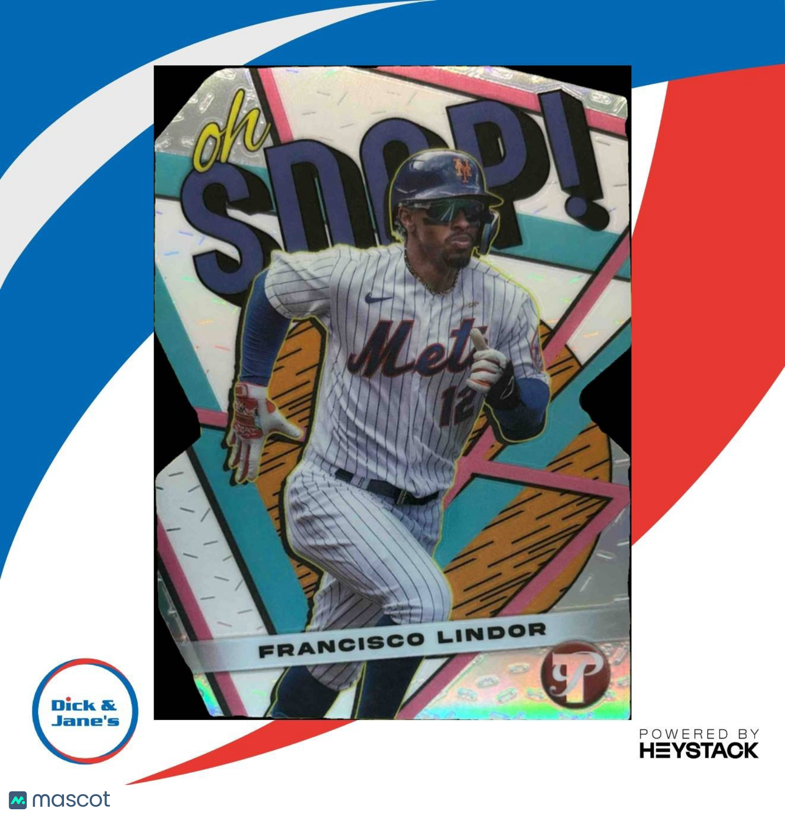 2023 Topps Pristine Francisco Lindor Oh Snap! #OS-14 New York Mets