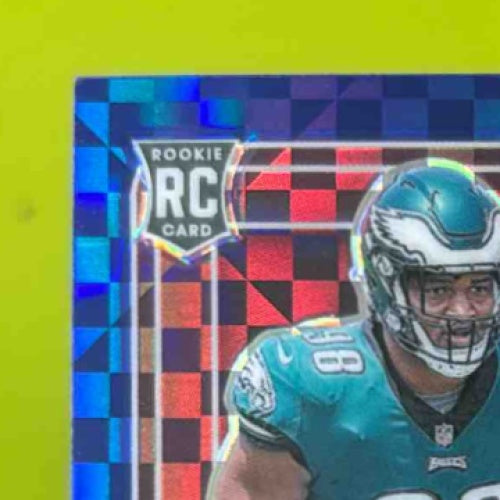 2023 Panini One Jalen Carter Blue /75 #303 Precision Rookie Patch Auto Eagles