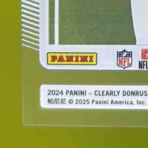 2024 Panini Clearly Donruss Brenden Rice Rated Rookie Auto #99 Chargers