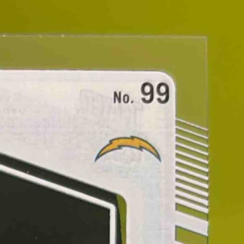 2024 Panini Clearly Donruss Brenden Rice Rated Rookie Auto #99 Chargers