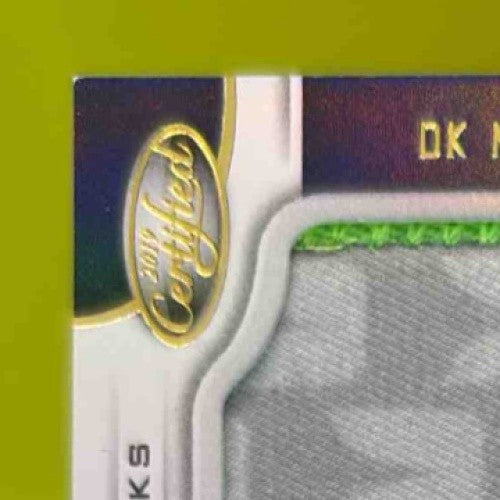 2019 Panini Certified DK Metcalf /399 #208 MEM Auto RC Freshman Fabric Seahawks