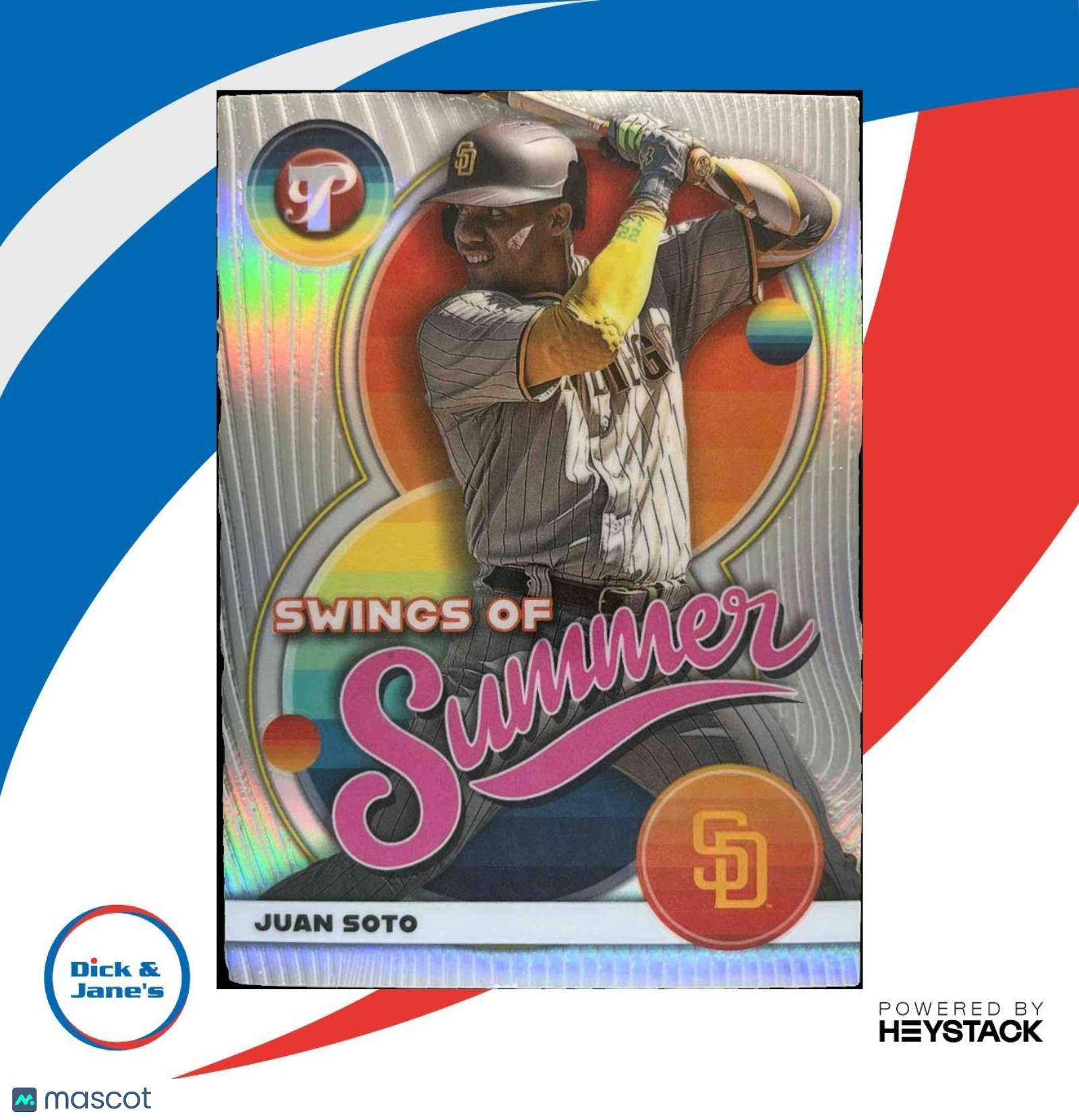 2023 Topps Pristine Juan Soto Swings of Summer #SS-8 San Diego Padres