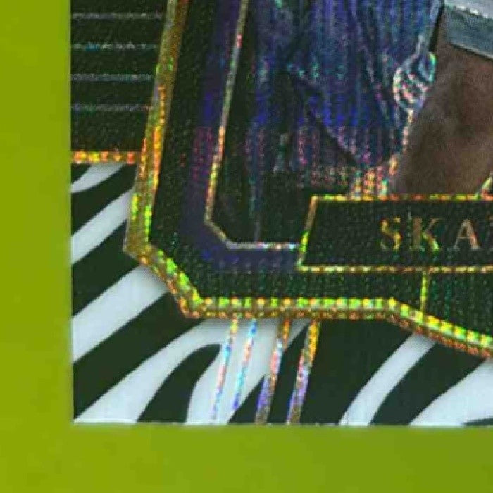 2017-18 Panini Select Skal Labissiere Zebra Prizms #136 Sacramento Kings