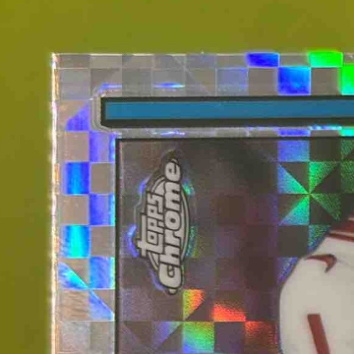 2024 Topps Chrome Malik Nabers 1974 Football X-Fractor RC New York Giants