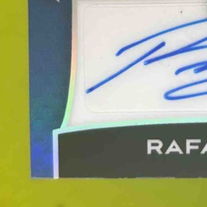2025 Leaf Metal Rafael Flores Auto Prismatic Blue 5/25 #BA-RF1