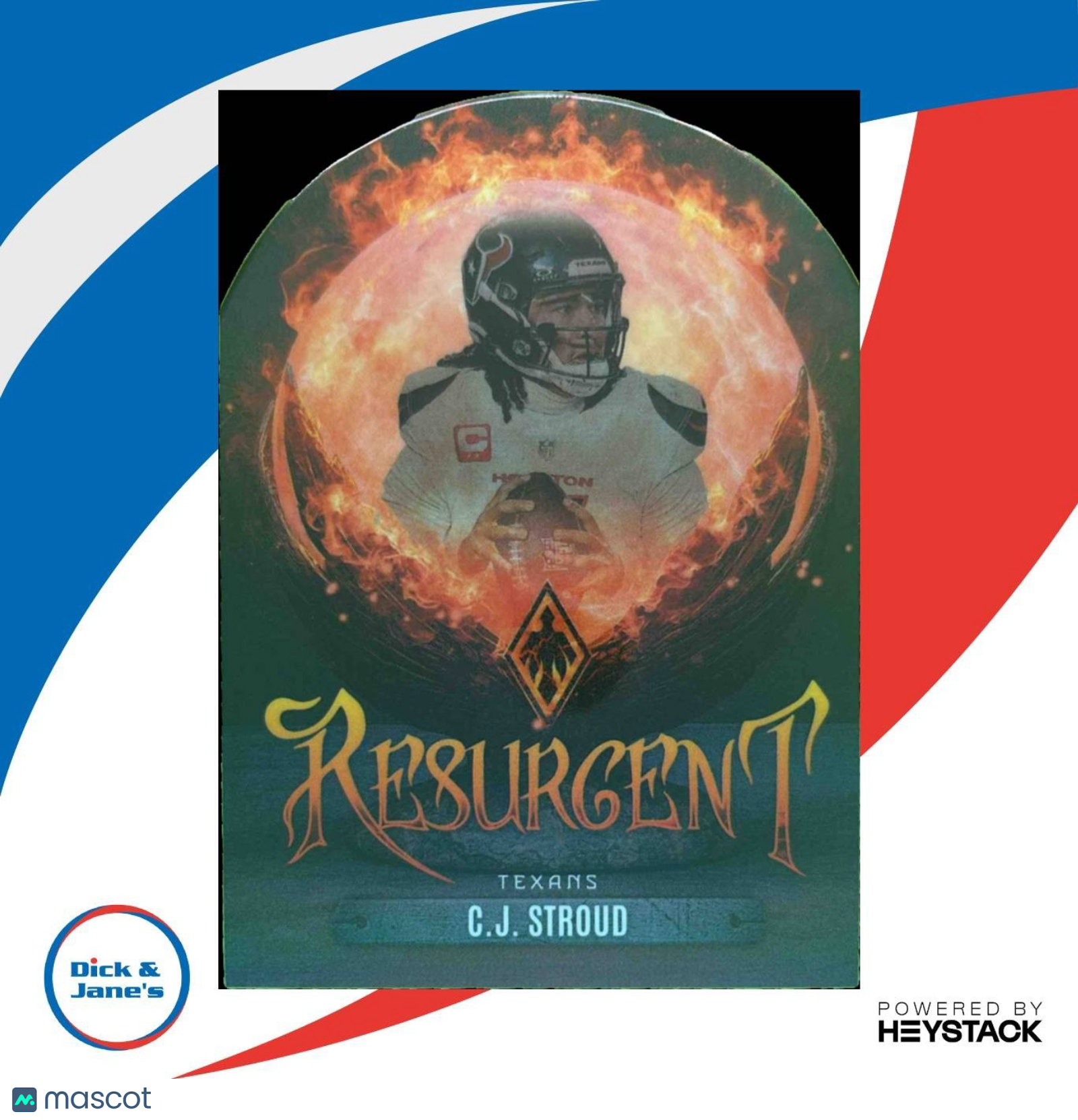 2025 Panini Phoenix C.J. Stroud Resurgent Snow Globe #11 Houston Texans