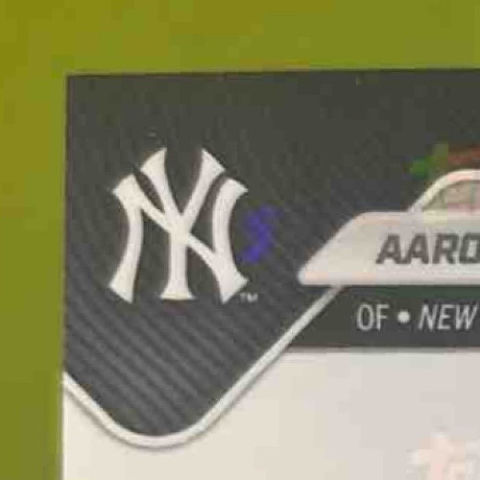 2025 Topps Now Aaron Judge Gold Foil /50 #416 New York Yankees
