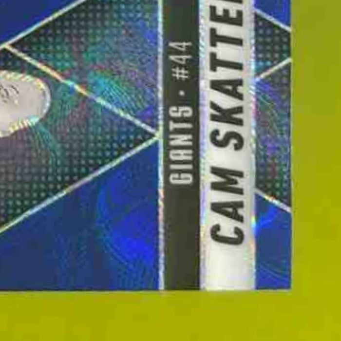 2025 Panini Mosaic Cam Skattebo Rookies Blue Prizm #305 RC New York Giants